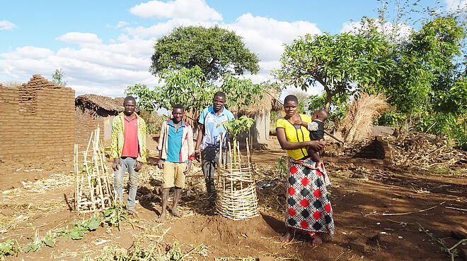 Schwerpunkte unseres Projekts sind unter anderem nachhaltige Landwirtschaft und der Aufbau von Spar- und Leihgruppen. Bild: Chiara Borner, TearFund Schweiz