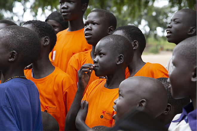 Klicken Sie hier um zum Projekt «Hilfe für Kinder im Südsudan» zu gelangen