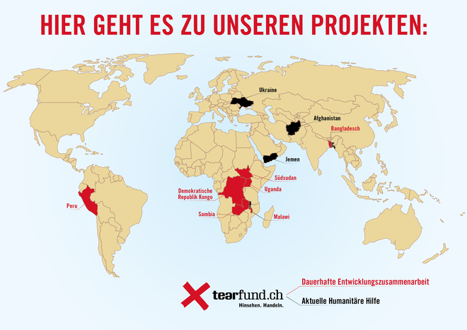 Unsere EZA-Projekte und Nothilfe