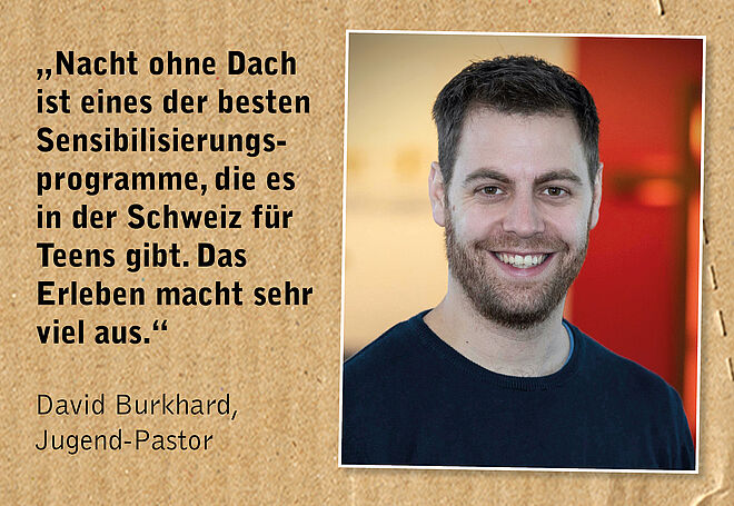 David Burkhard ist begeistert von Nacht ohne Dach