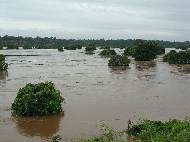 Überschwemmung in Malawi. Bild: Symbolbild EAM 2019