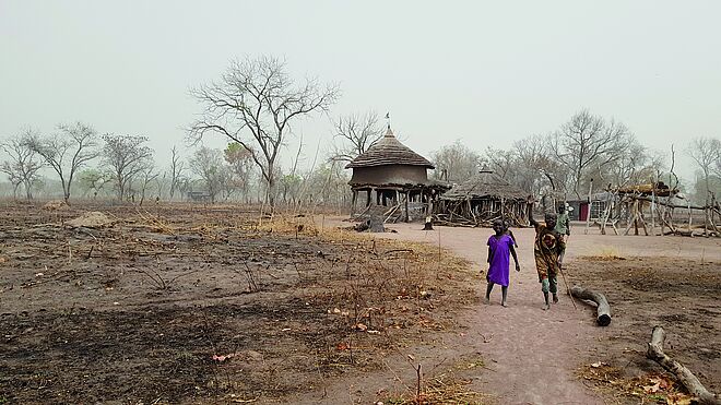 Im Südsudan ist die Dürre weit fortgeschritten. Bild: Anna Abel, TearFund Schweiz