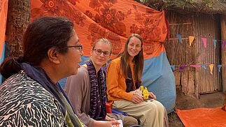Myriam Warmers und Muriel Erni, Programmverantwortliche Humanitäre Hilfe und Bangladesch, Malawi und Peru. Bild: Thomas Stahl / TearFund Schweiz