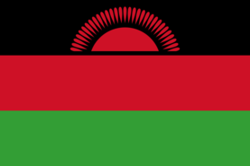 Landesflagge von Malawi