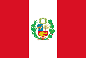 Länderflagge von Peru