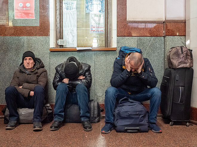 Schlaflose Nächte und die ständige Angst vor Bomben und Raketen plagen die Menschen. Bild: Jana Cavojská, Slovakia