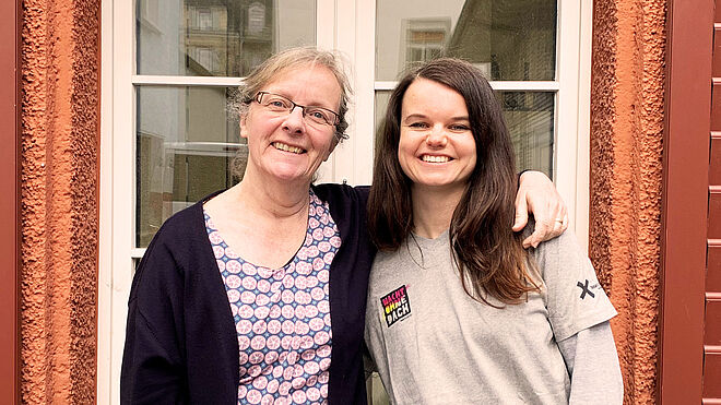 Christa Bauer und Tamara Schmutz