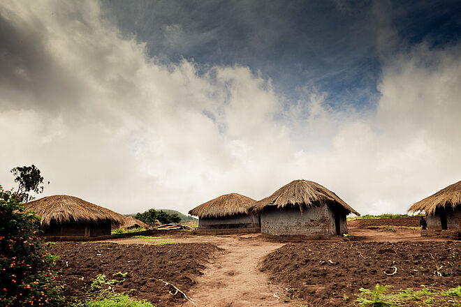 Dorf in Malawi. Bild: Marianne Bach / World Relief Malawi